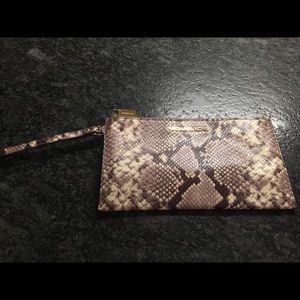 Micheal Kors Snakeskin clutch